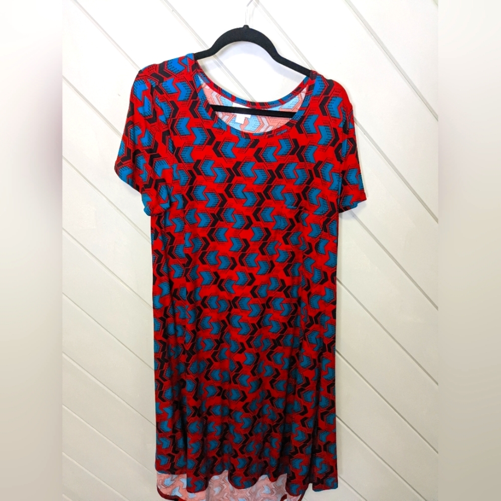 Buttery soft t shirt high low dress